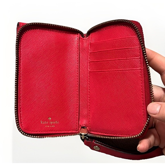 Kate Spade Red Wristlet - Picture 5 of 6